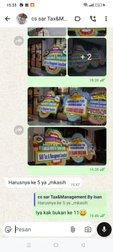 Testimonial Papan Bunga cempaka putih