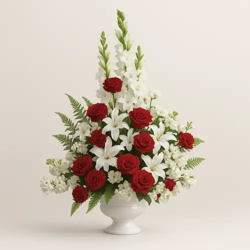 Bunga Meja cempaka putih